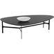 Kiernan 56 X 39.75 inch Black / Matte Black Coffee Table